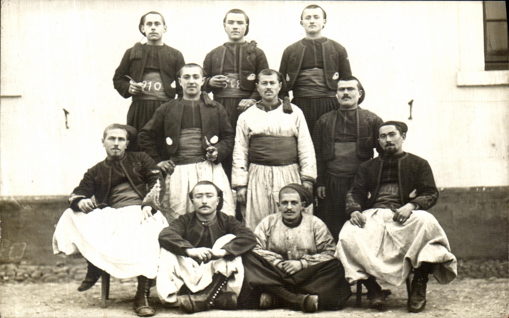 Postal photo 2do regimiento de Sathonay Militaria Alejandro Chalard de la decimo octava compania de los zouaves