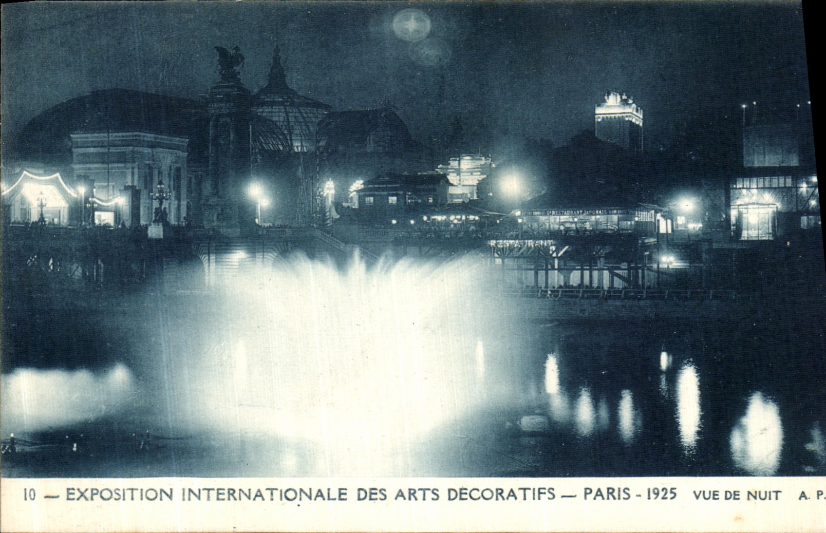 CPA Exposition Internationale Des Arts Decoratifs 1925 Vue de nuit