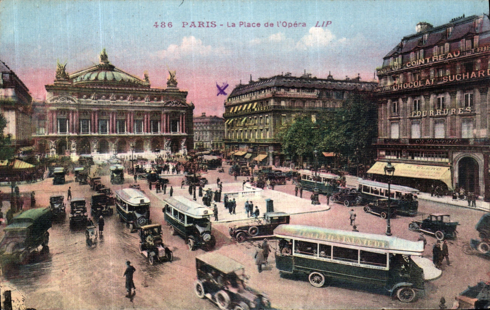 CPA Paris Le Place de L Opera