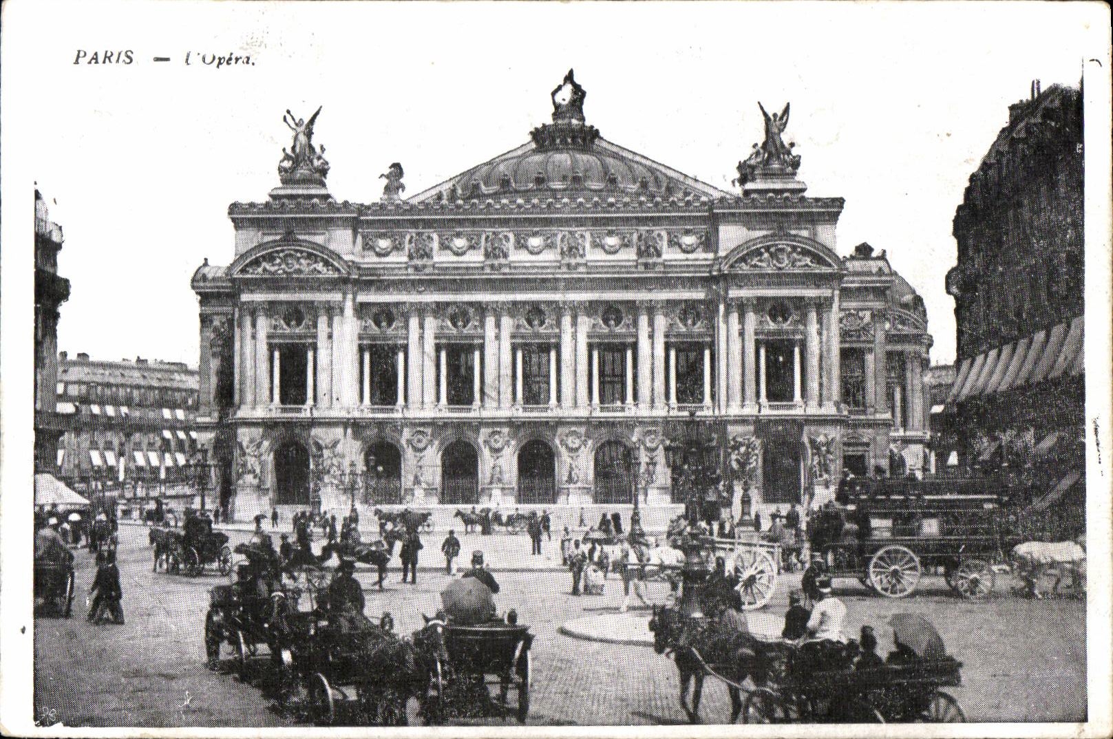 VINTAGE POSTCARD Paris L Operated