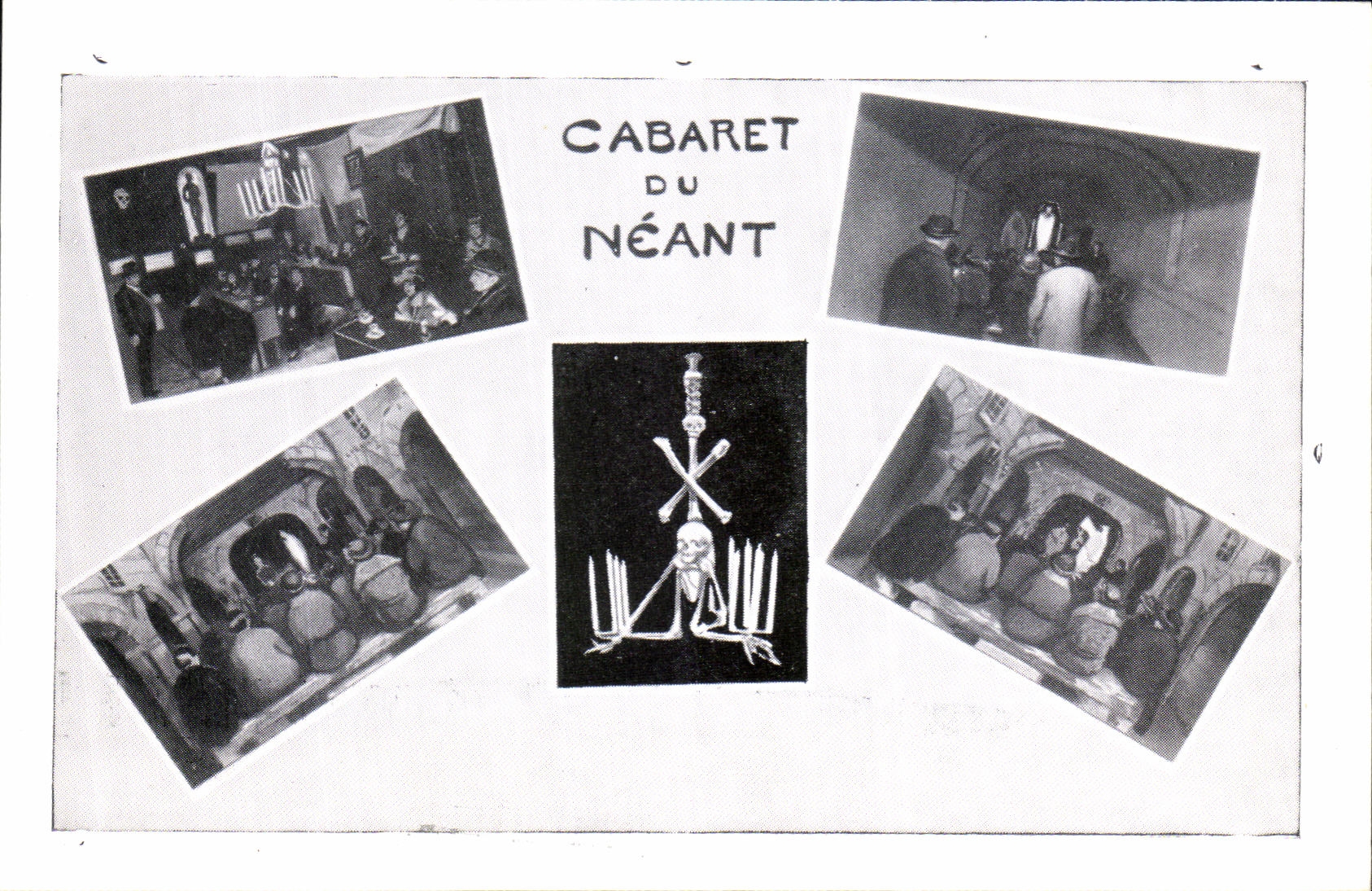 VINTAGE POSTCARD Paris Cabaret Of Montmartre Nothing