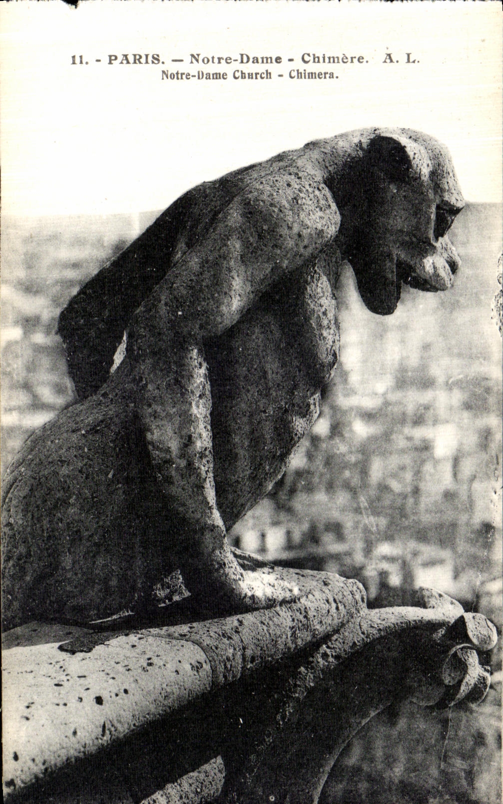 Sueno de Paris Notre Dame de la POSTAL de la VENDIMIA