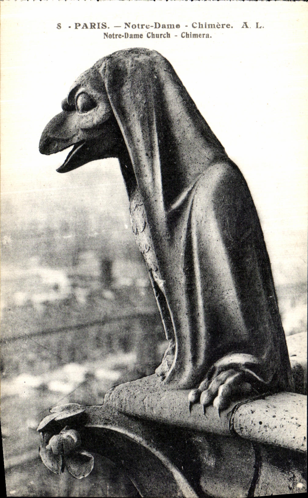 Sueno de Paris Notre Dame de la POSTAL de la VENDIMIA