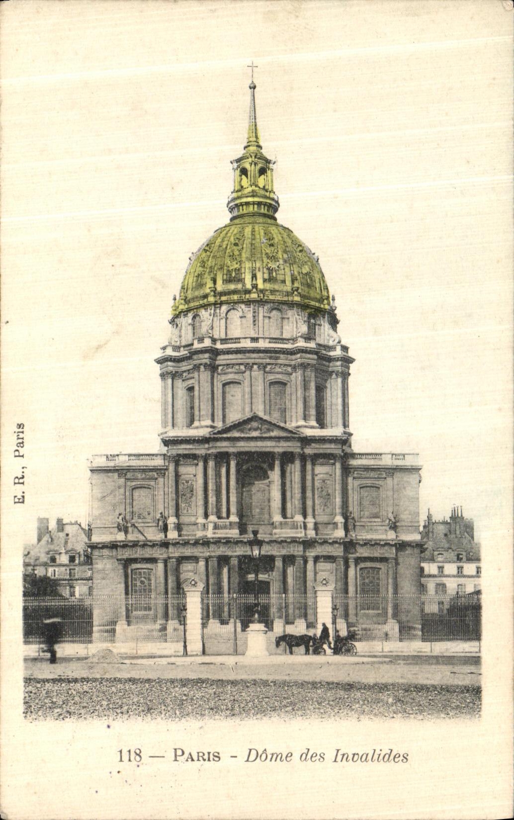 VINTAGE POSTCARD Paris Dome of the Invalids