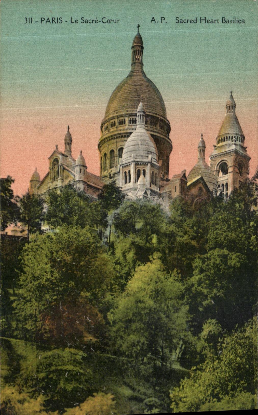 CPA Paris Le Sacre Coeur Montmartre