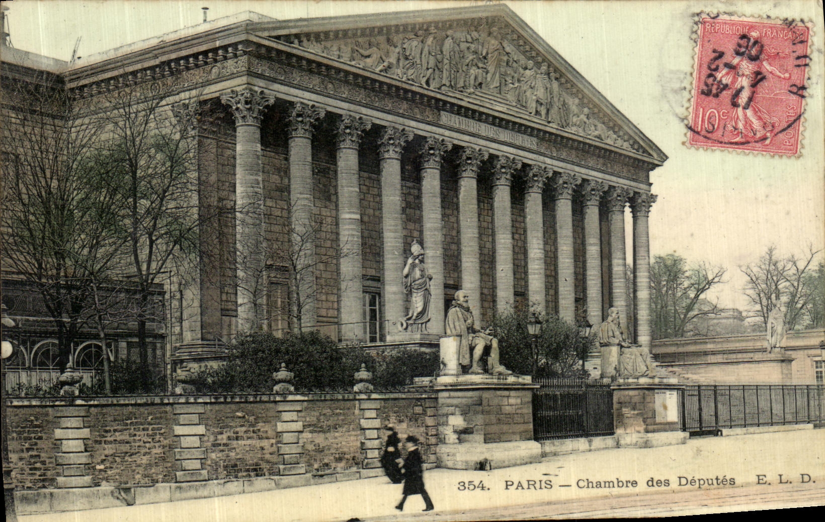 VINTAGE POSTCARD Paris House of Commons