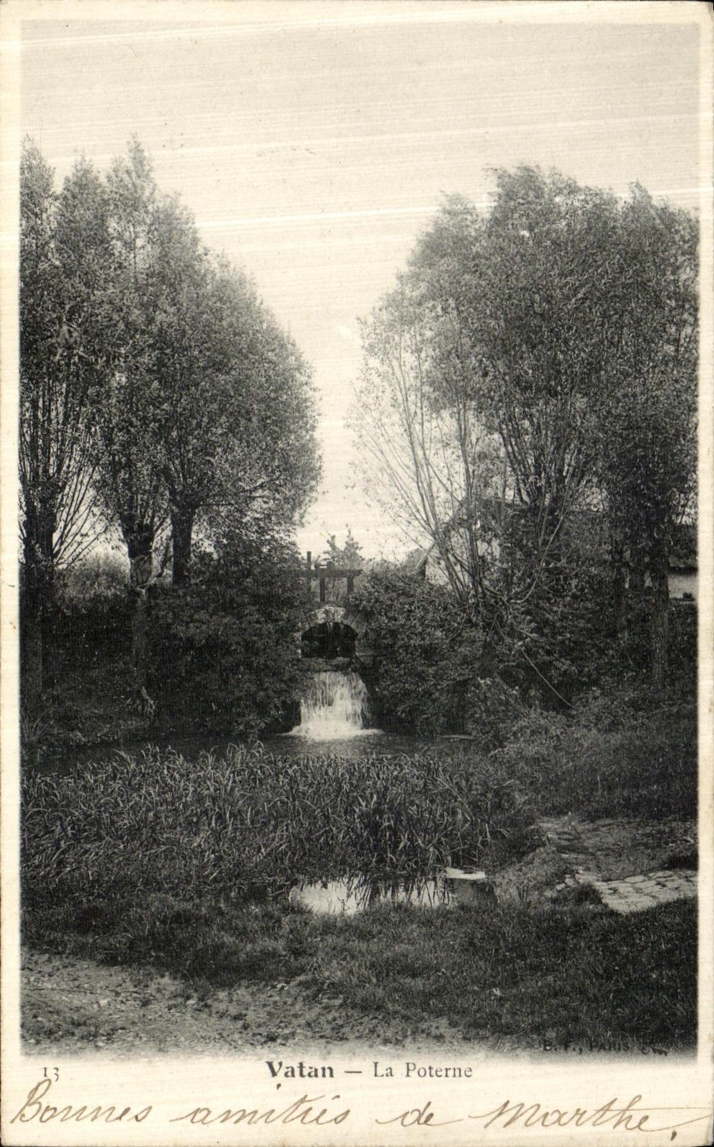 VINTAGE POSTCARD Vatan the Postern