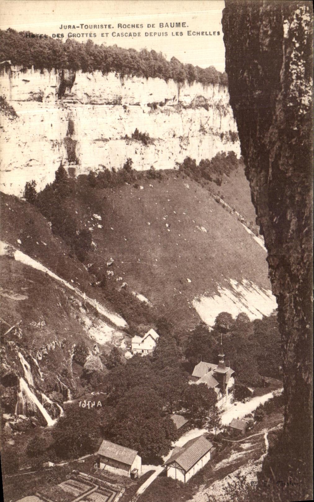 VINTAGE POSTCARD the Jura Tourist Rocks Of Balsam Of the Caves And Cascades the Scales
