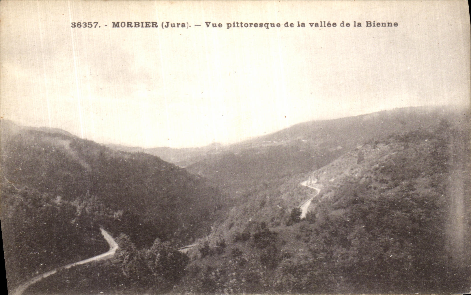 VINTAGE POSTCARD Morbier Seen Picturesque of the Valley of Bienne