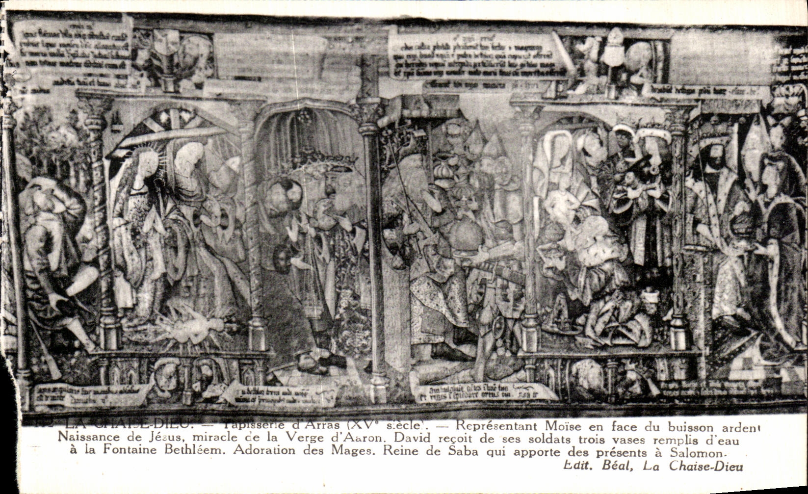 VINTAGE POSTCARD the Chair God Braces