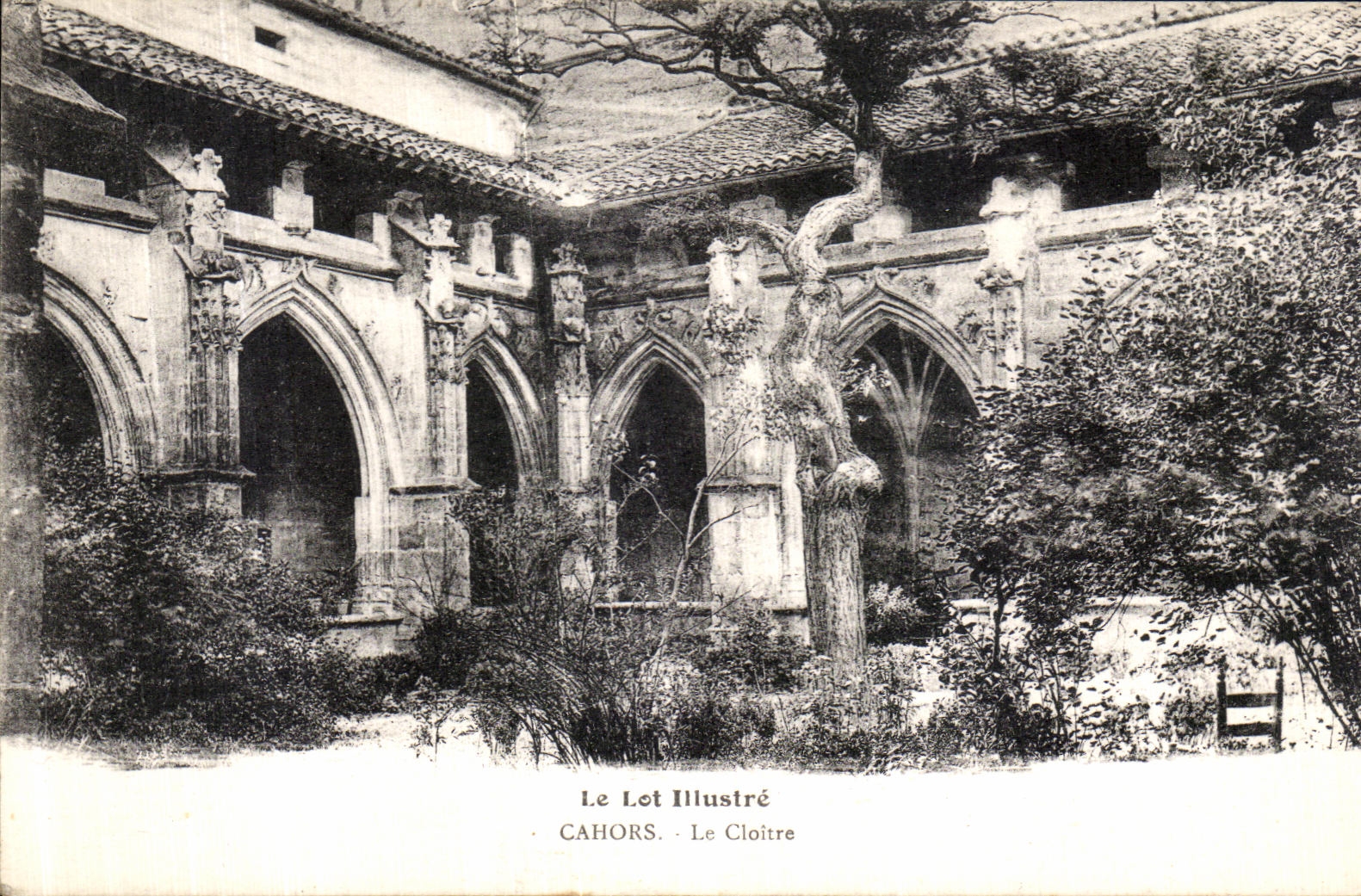 VINTAGE POSTCARD the Batch Illustrates Cahors the Cloister