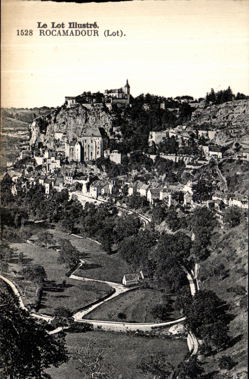 VINTAGE POSTCARD the Batch Illustrates Rocamadour