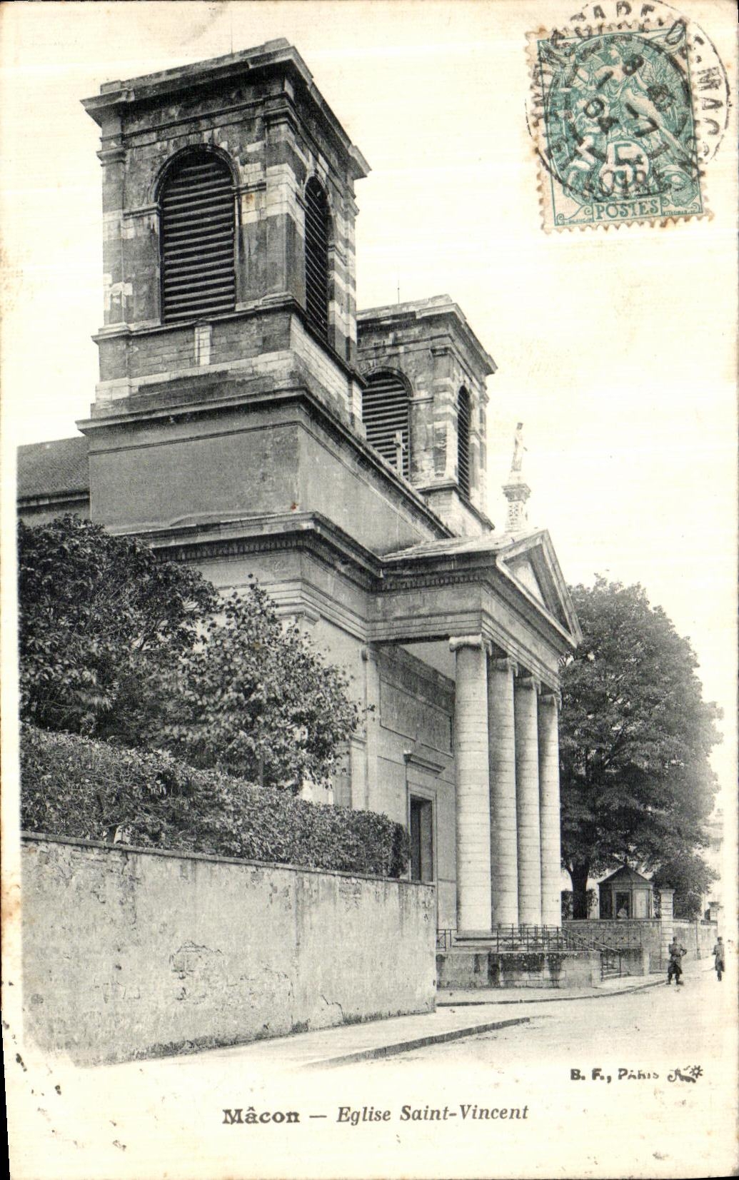 CPA Macon Eglise Saint Vincent
