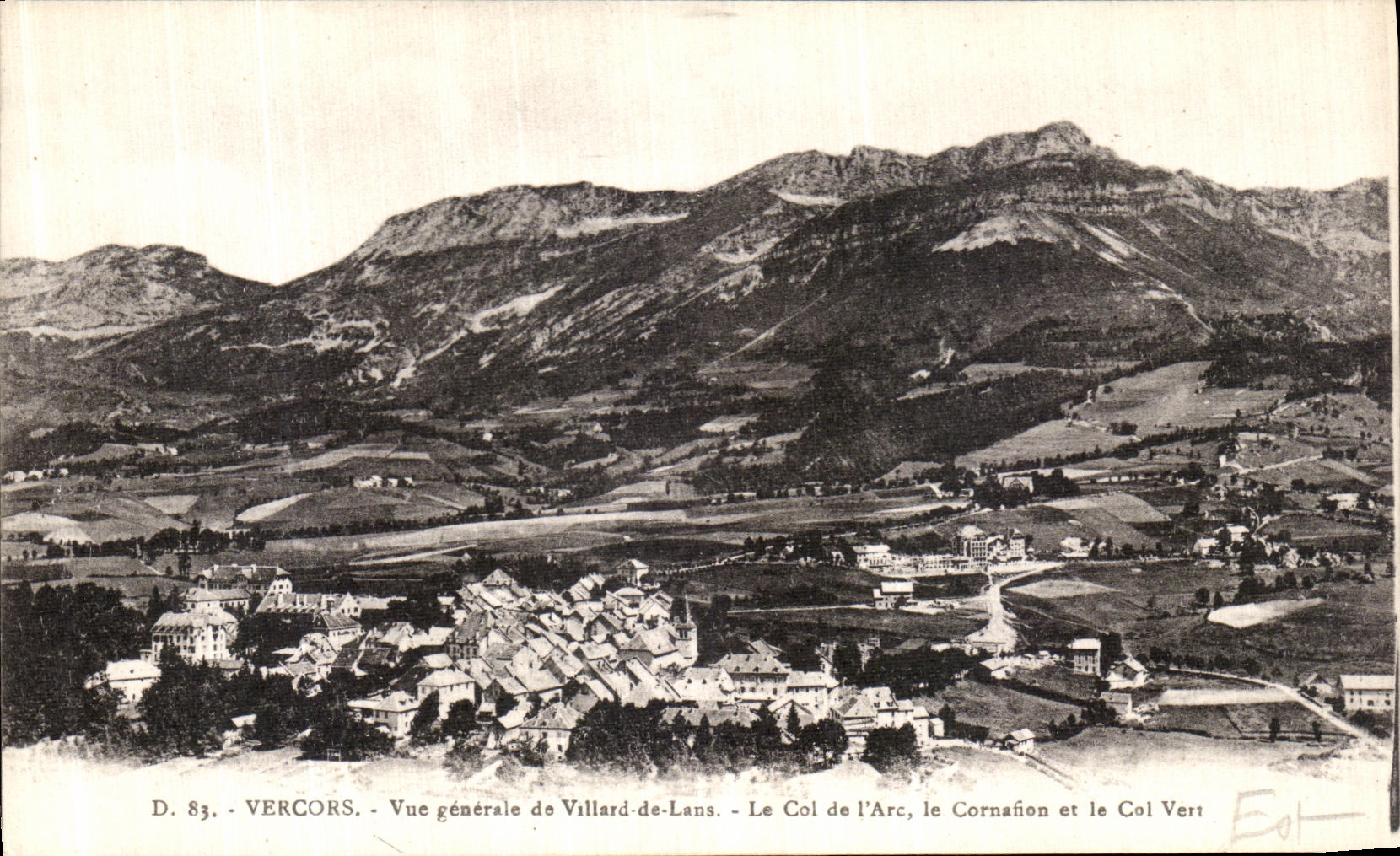 Opinion de Vercors de la POSTAL de la VENDIMIA Villard de Lans el collar de L arco