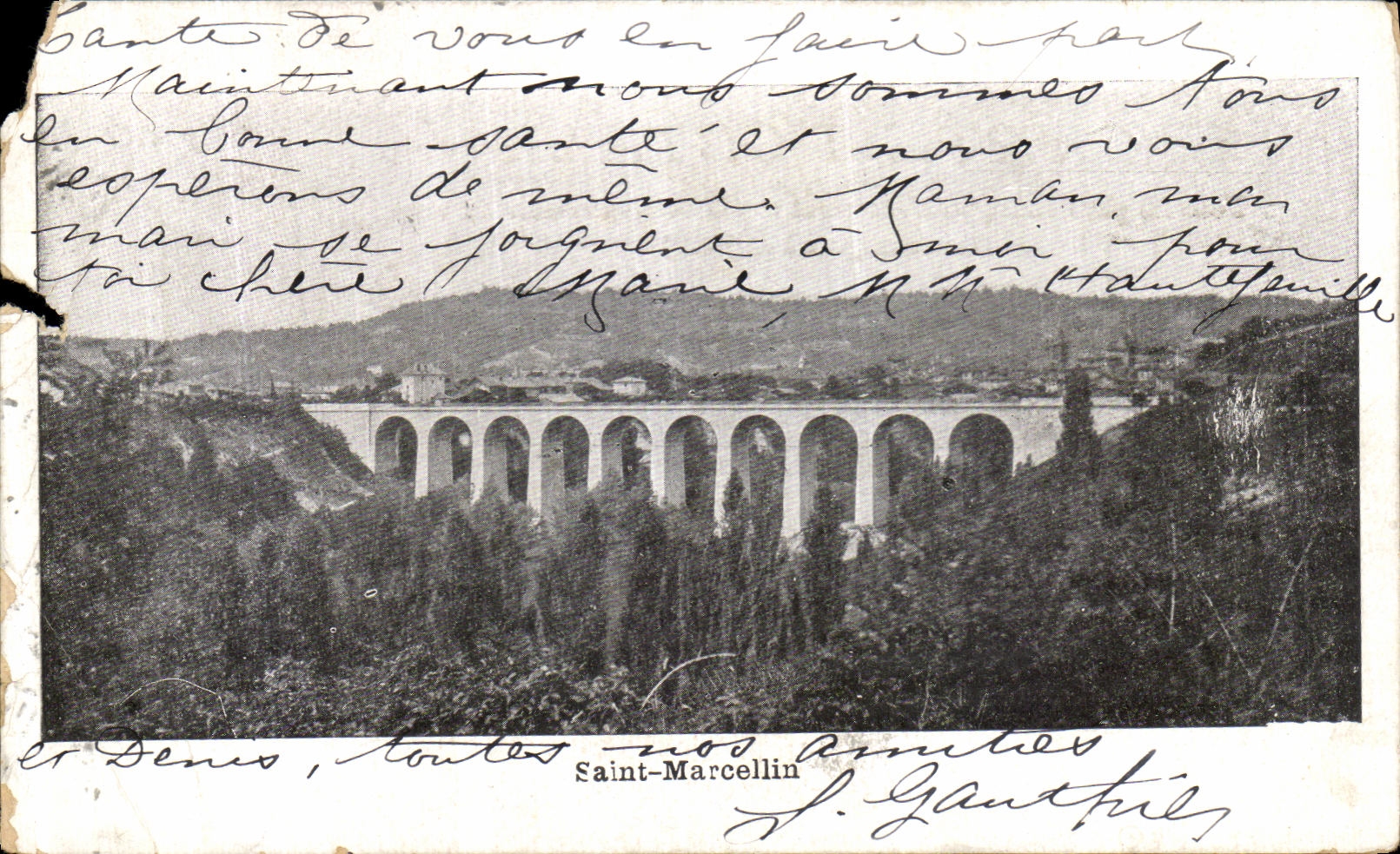 VINTAGE POSTCARD Holy Marcellin