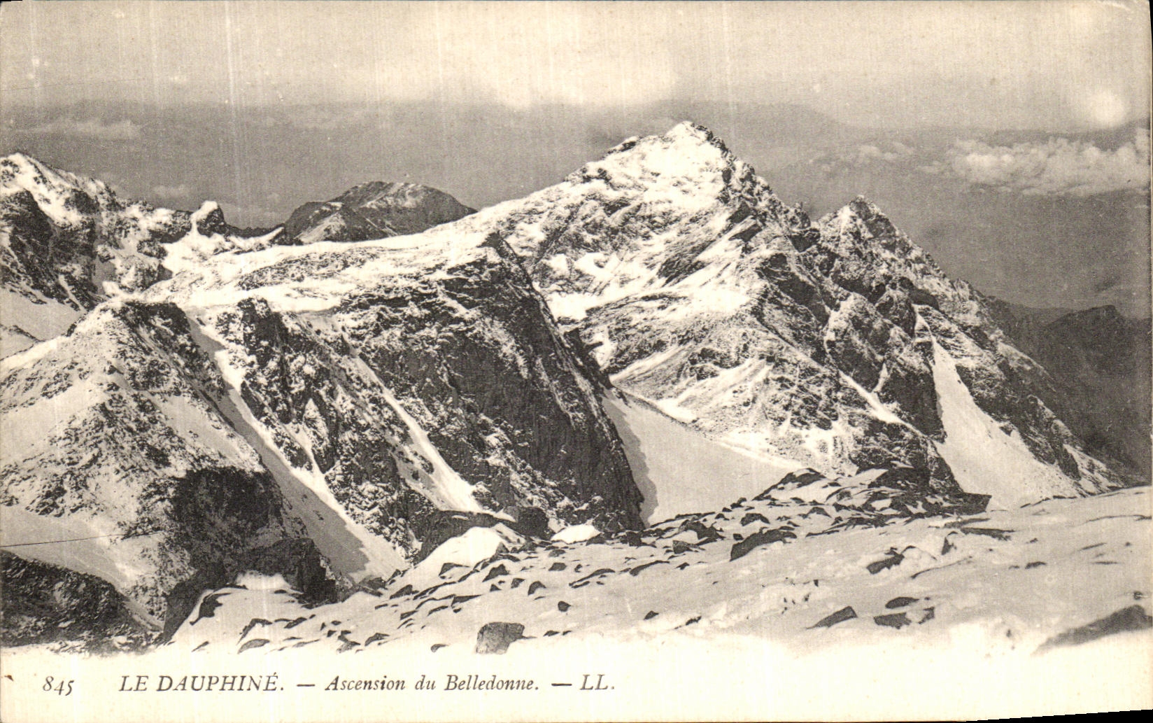 VINTAGE POSTCARD the Dauphine Climbing of Belledonne