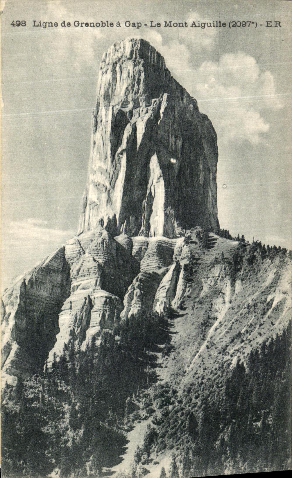 VINTAGE POSTCARD Ligne of Grenoble has Gap the Mount Switches