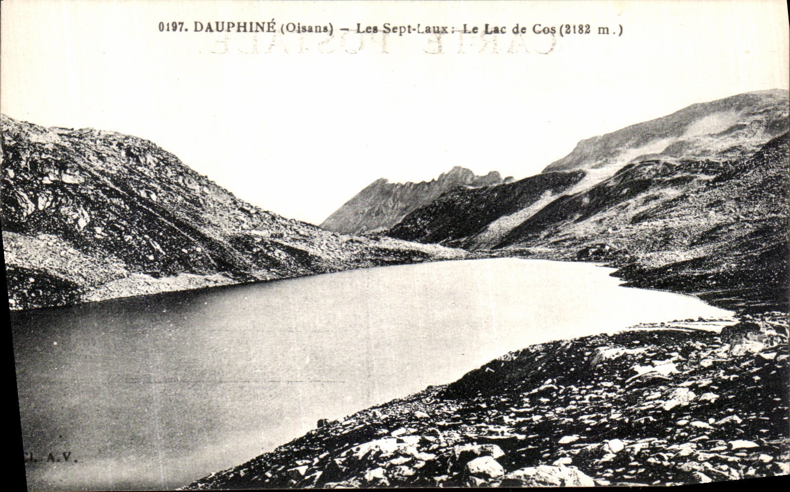 VINTAGE POSTCARD Dauphine Seven Laux the Lake Cos
