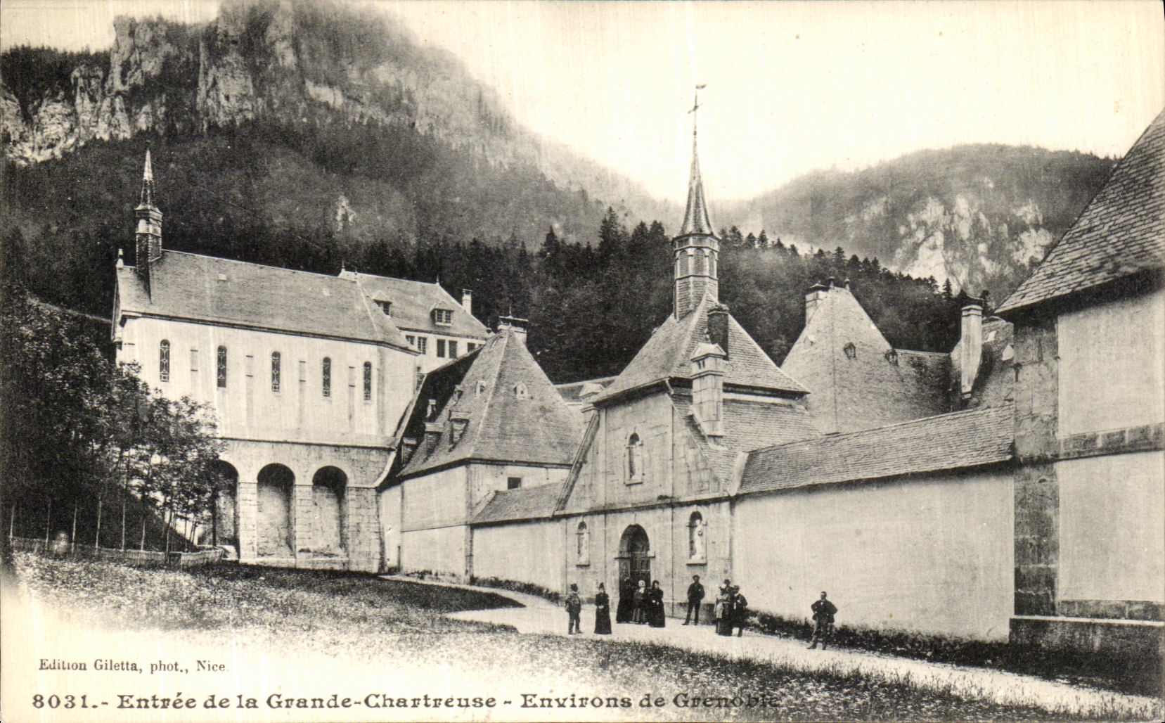 POSTAL de la VENDIMIA entrada de alrededores chartreuses grandes de Grenoble