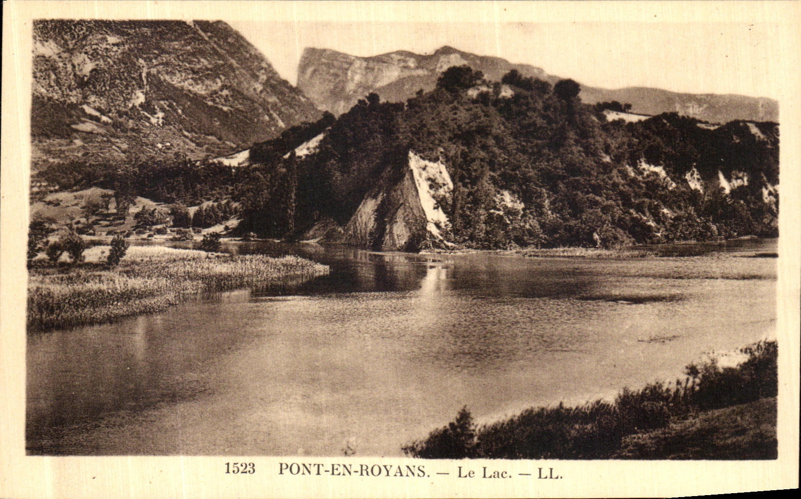 VINTAGE POSTCARD Bridge In Royans the Lake