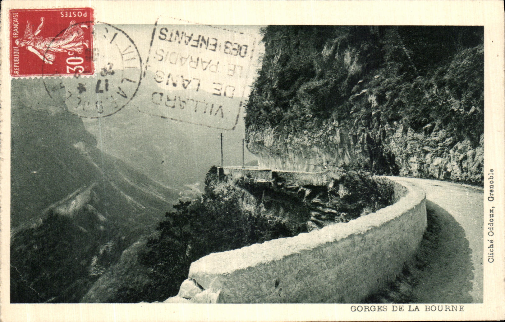 VINTAGE POSTCARD Falls of Bourne