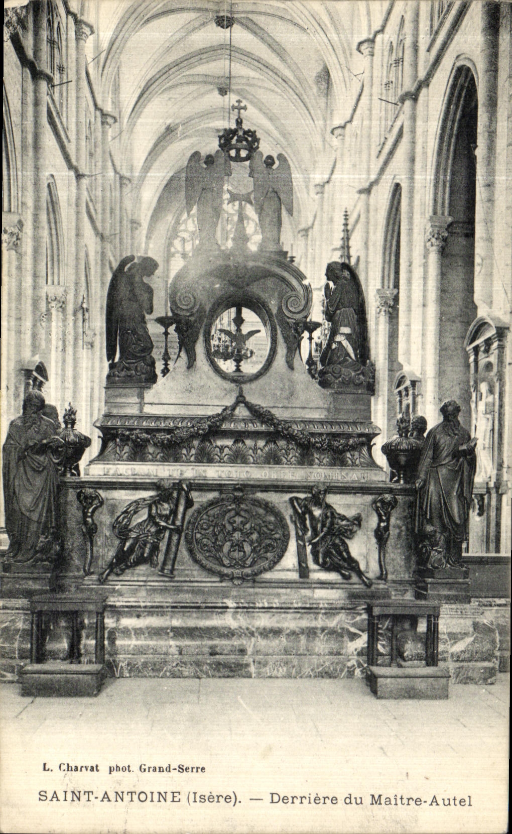 VINTAGE POSTCARD Holy Antoine Behind Master Furnace bridge