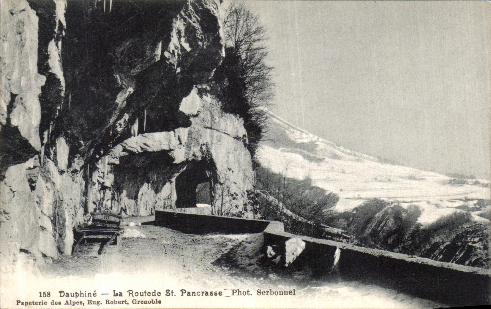 VINTAGE POSTCARD Dauphine the Road of St Pancrasse