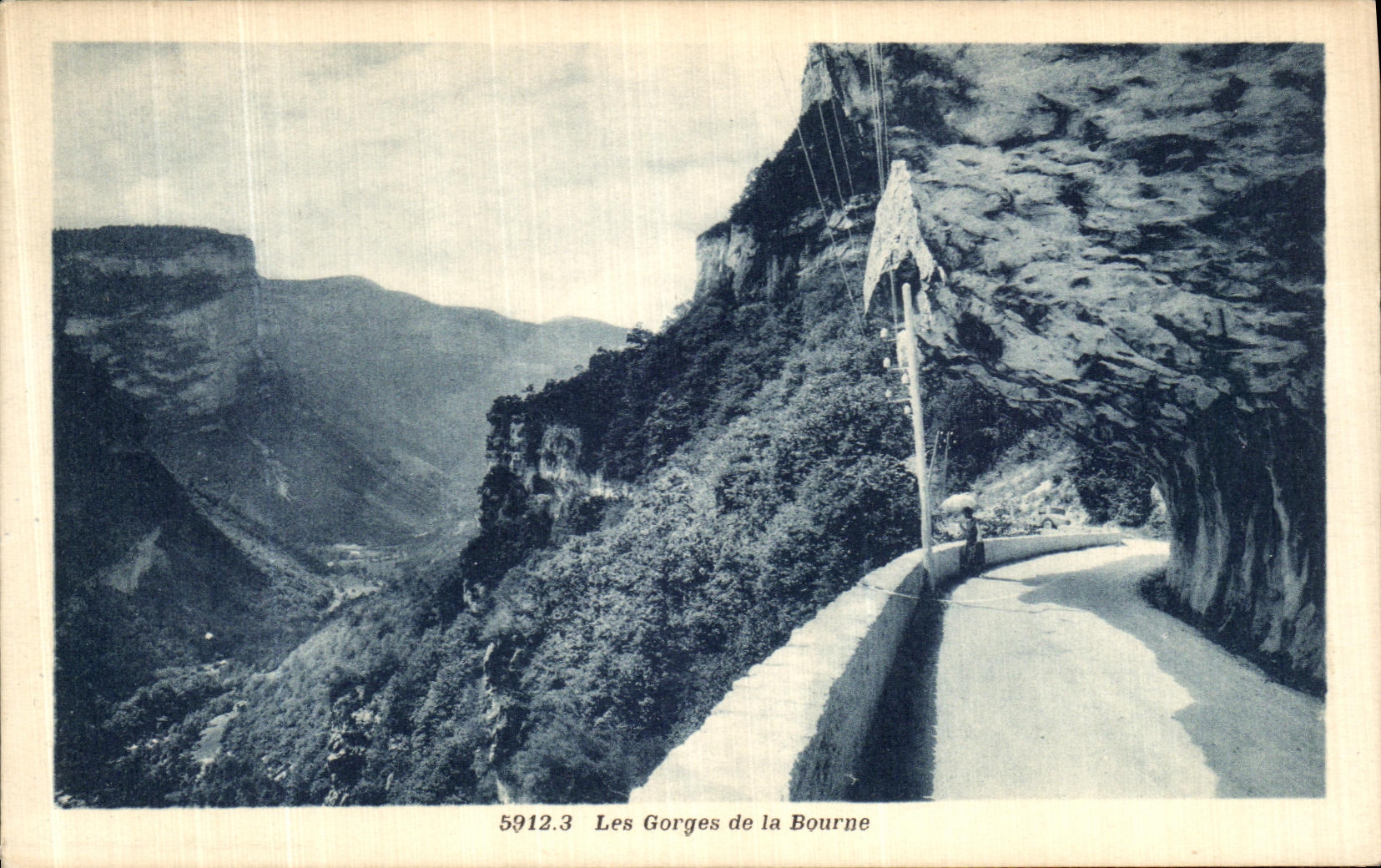 VINTAGE POSTCARD Falls of Bourne