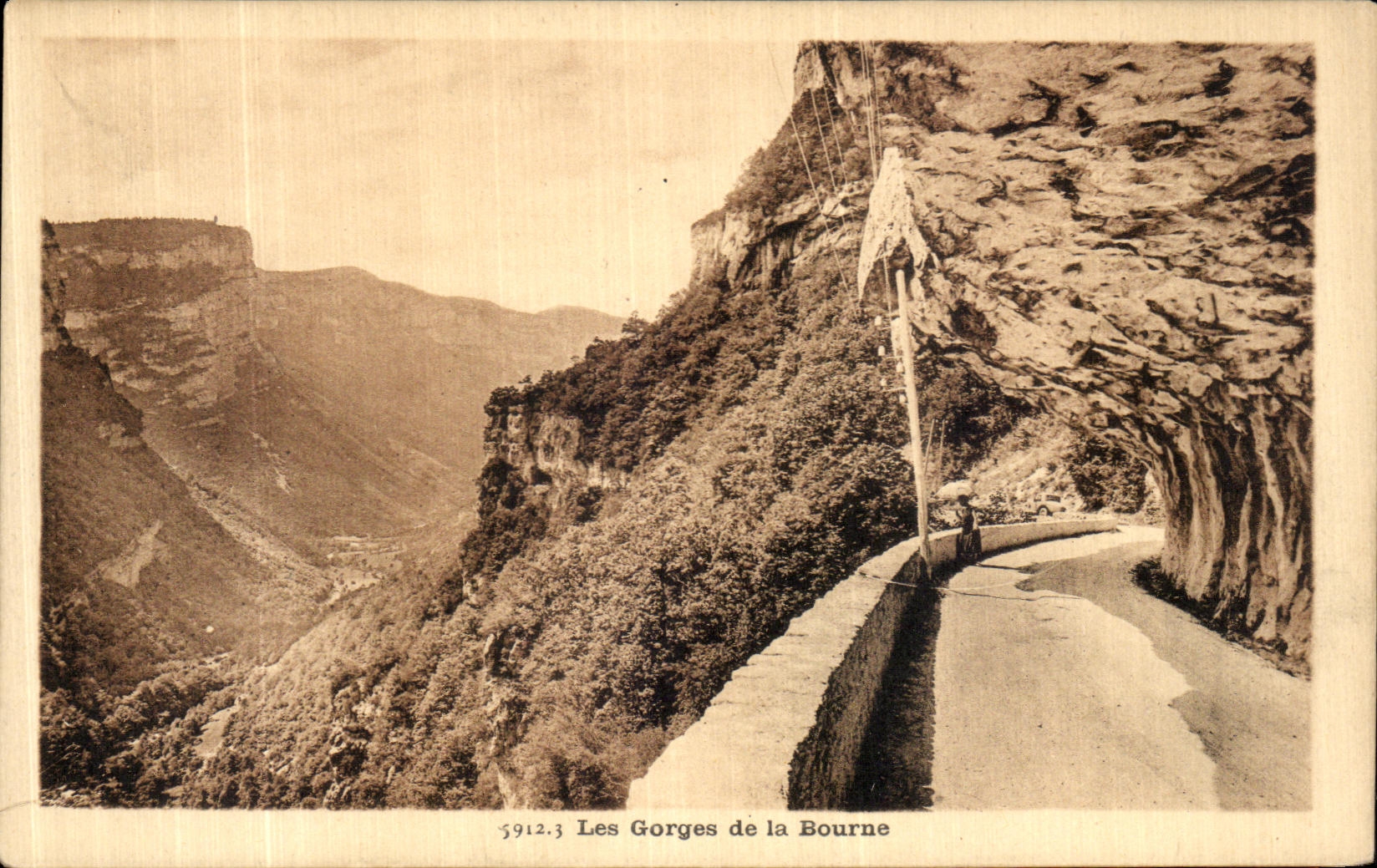 VINTAGE POSTCARD Falls of Bourne