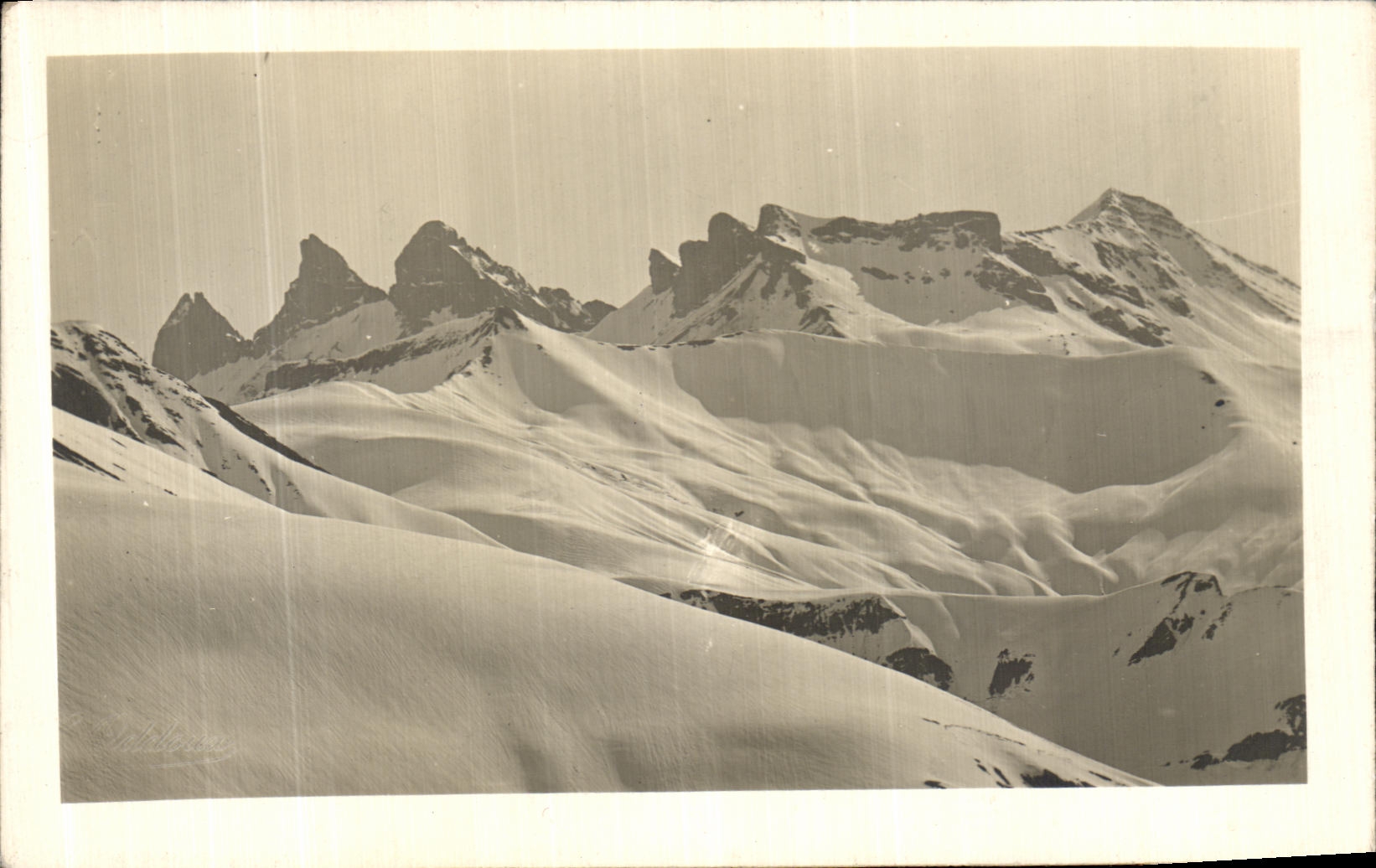 VINTAGE POSTCARD Dauphine Surroundings of Grenoble Mountains