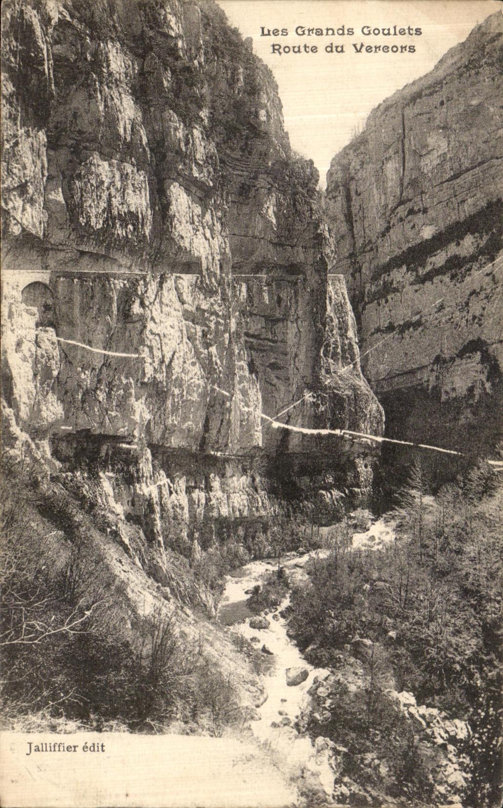 La POSTAL de la VENDIMIA grande el estrecho parte el camino de Vercors