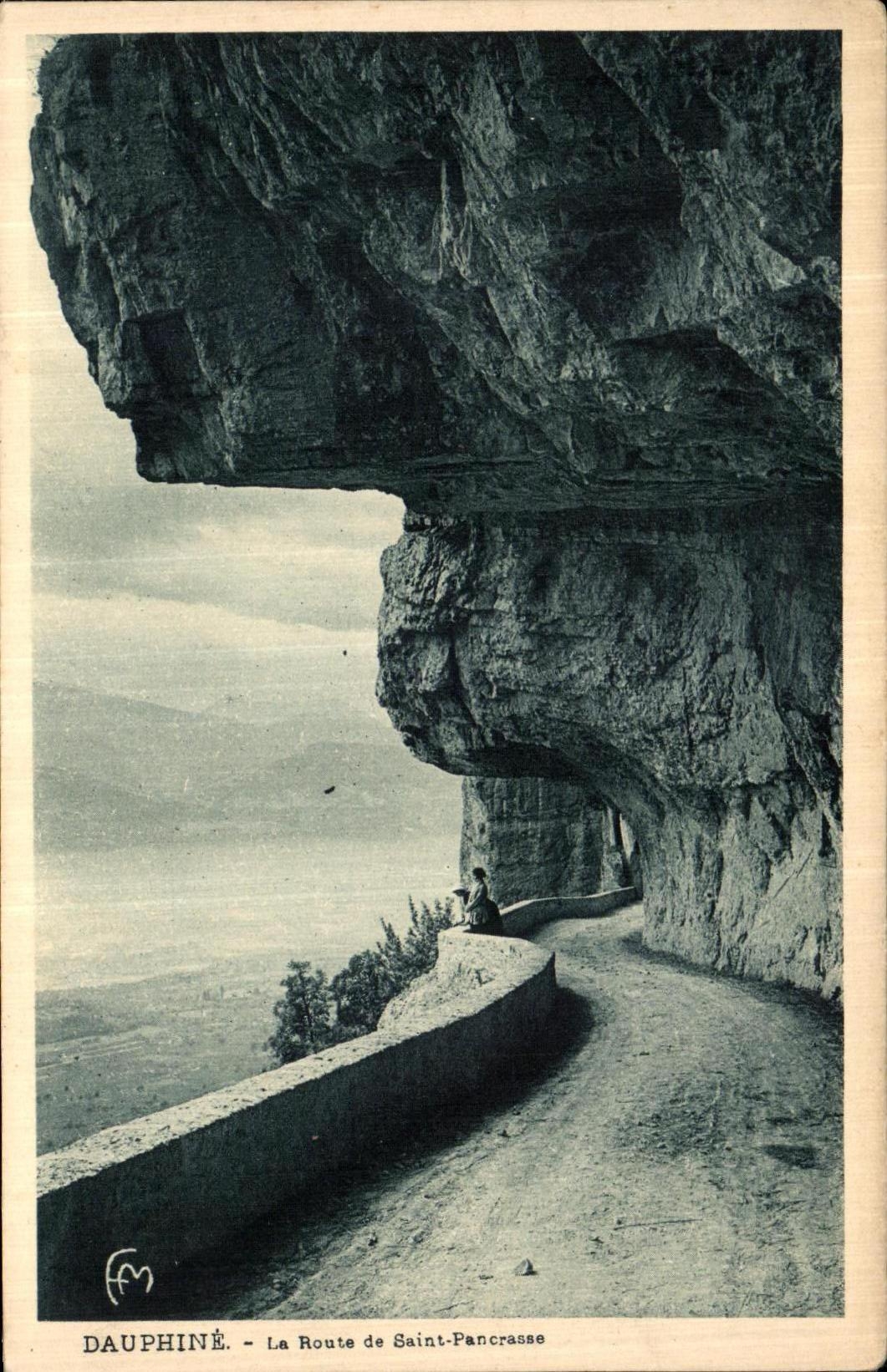 Camino de Dauphine Vercors de la POSTAL de la VENDIMIA de Pancrasse Saint