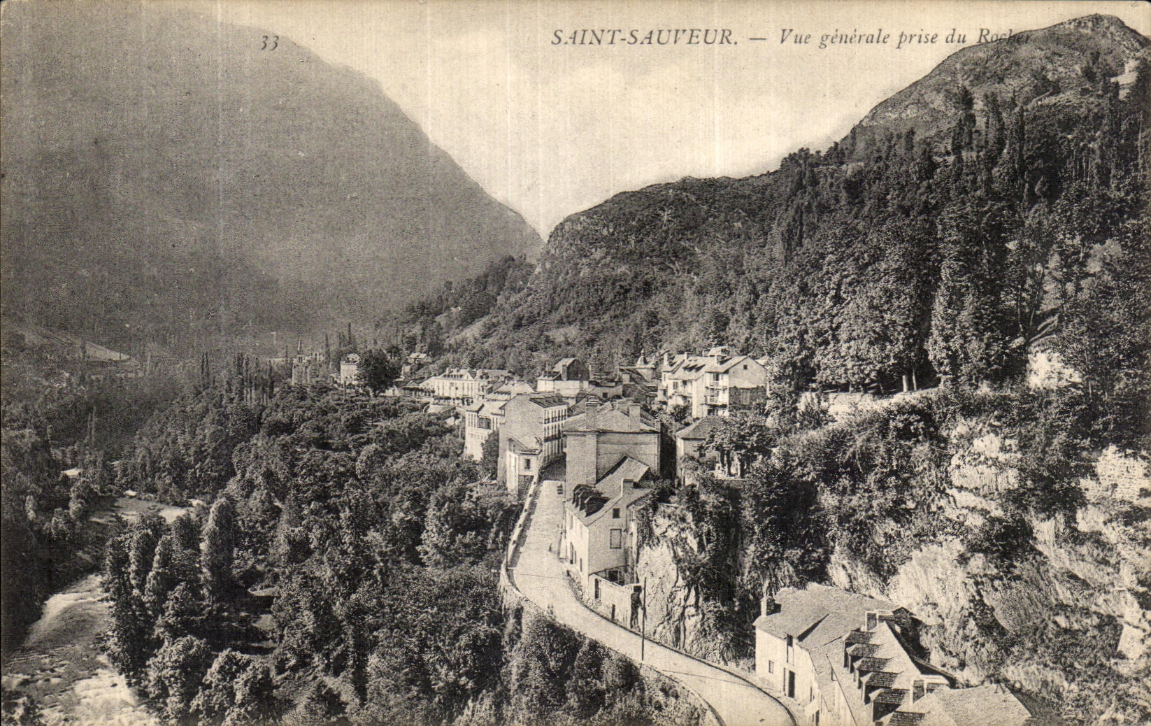 VINTAGE POSTCARD Holy Saver View Taken of the rock