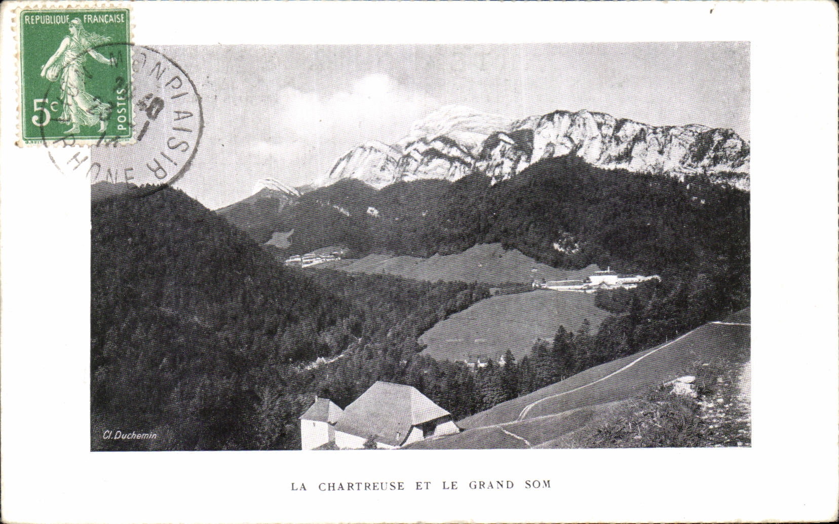 Som chartreuse y grande de la POSTAL de la VENDIMIA