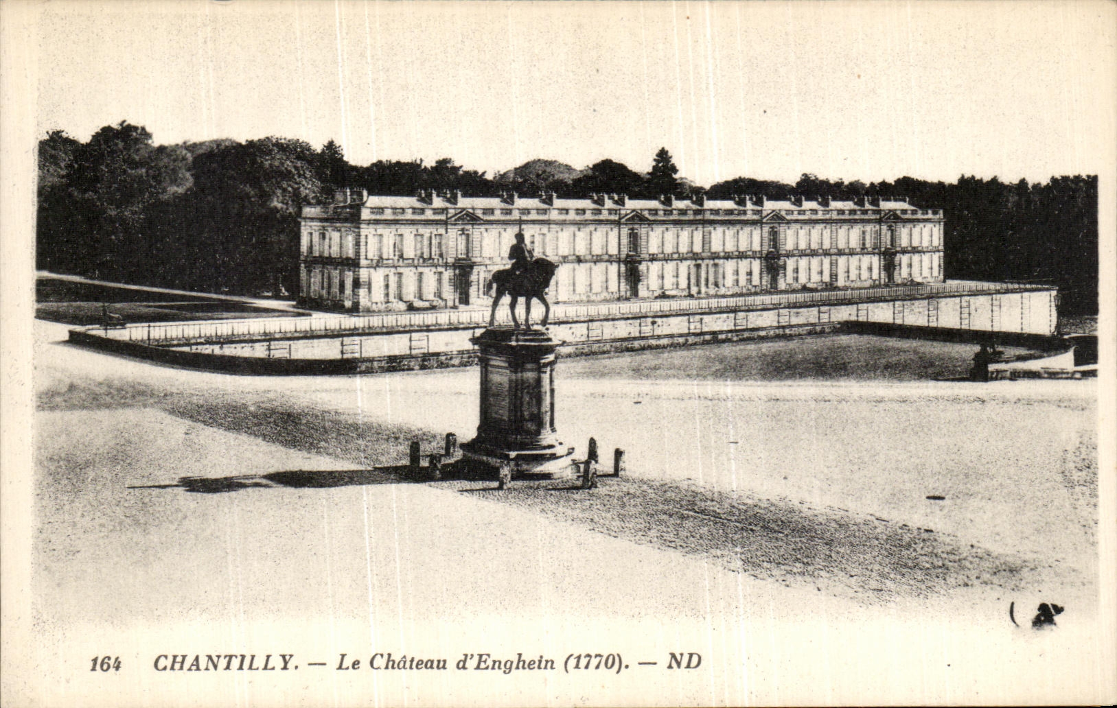 CPA Chantilly Le Chateau d Enghein 1770
