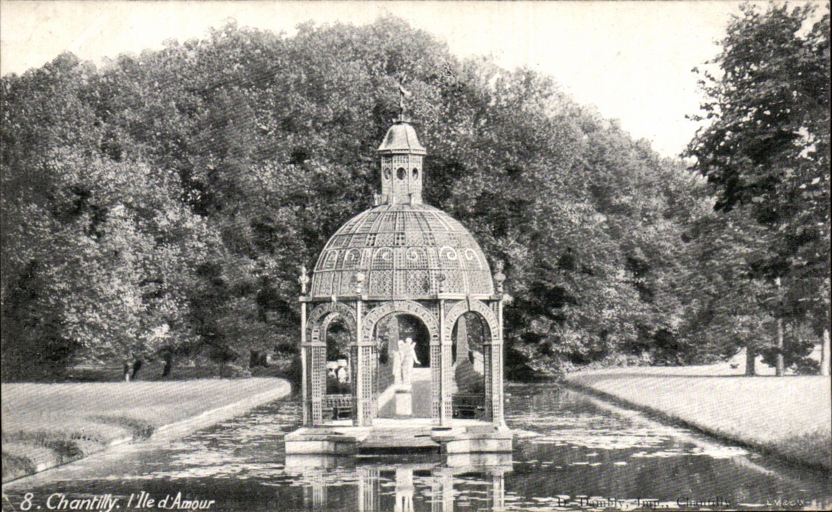 VINTAGE POSTCARD Chantilly I D love