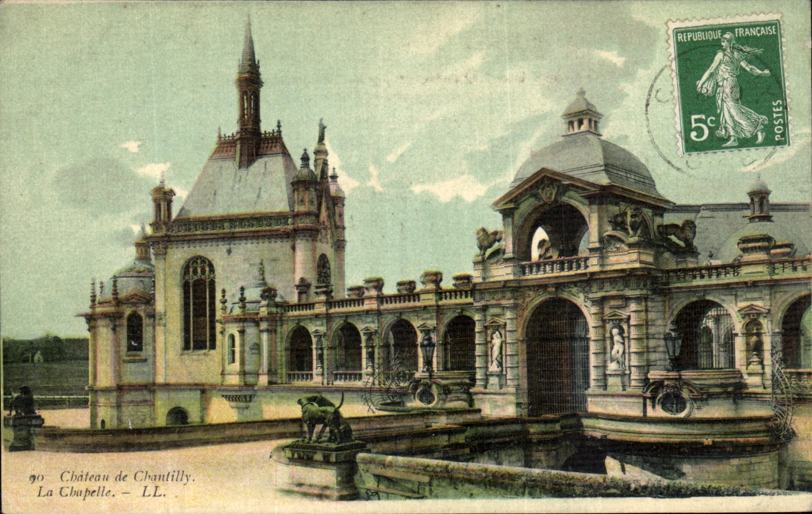 CPA Chateau de Chantilly La Chapelle