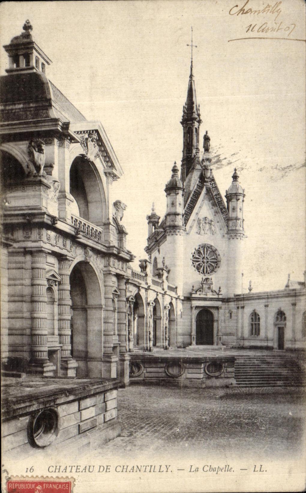 CPA Chateau De Chantilly La Chapelle