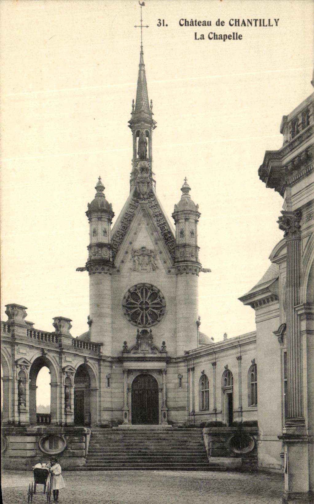 CPA Chantille Chateau La Chapelle