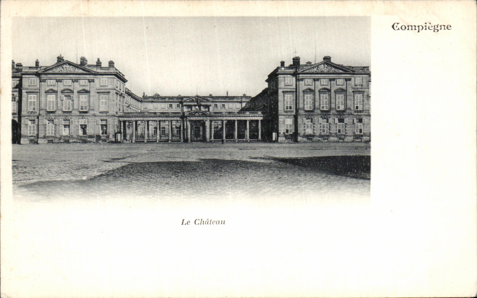 VINTAGE POSTCARD the Compiegne Castle