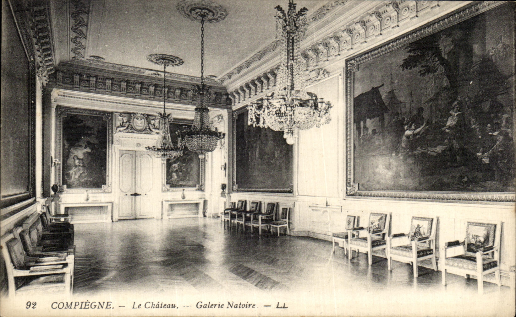 VINTAGE POSTCARD Compiegne the Castle Natoire Gallery