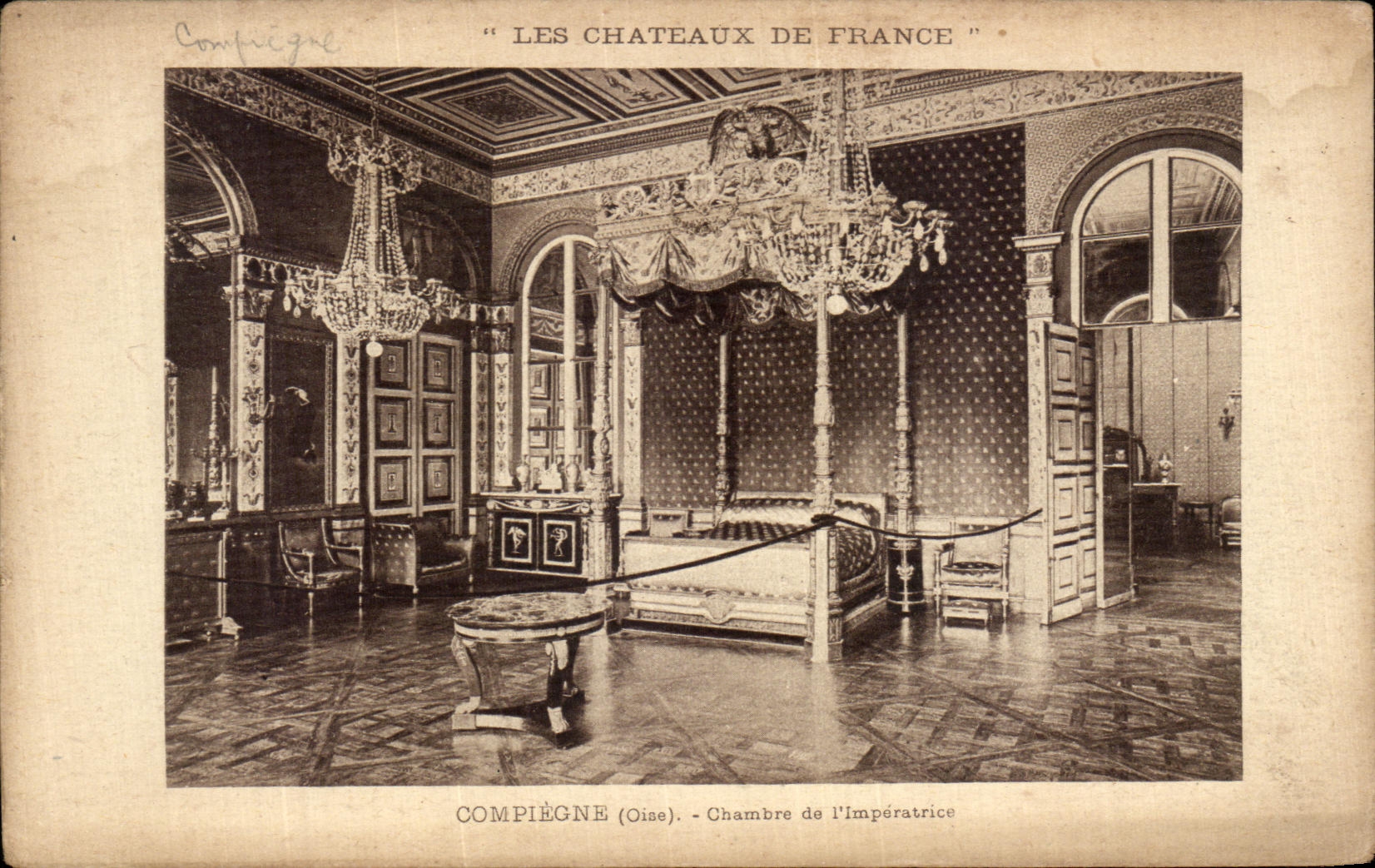 VINTAGE POSTCARD Compiegne the Castle of L Imporatrice