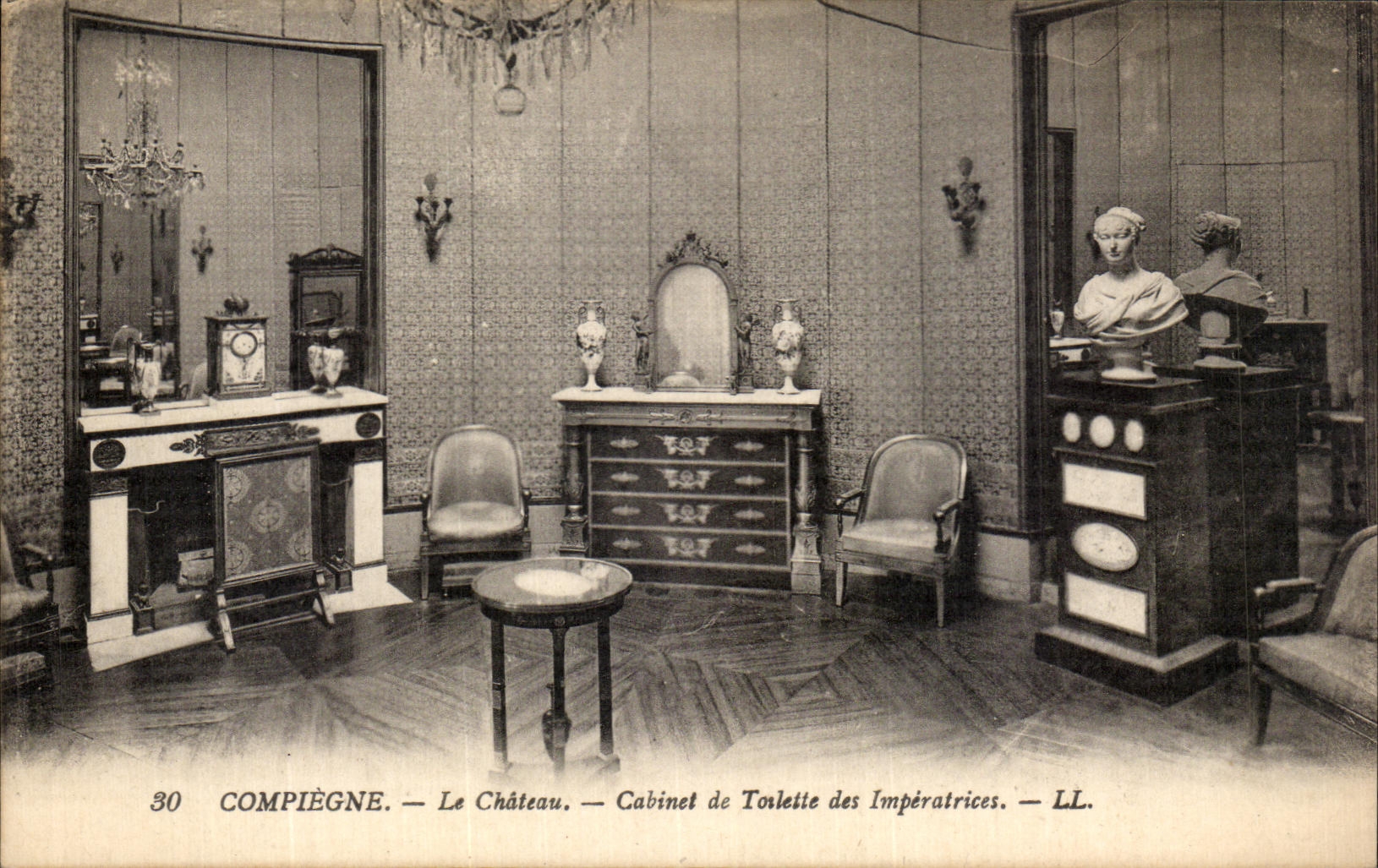 VINTAGE POSTCARD Compiegne the Castle Toilets of the Empresses