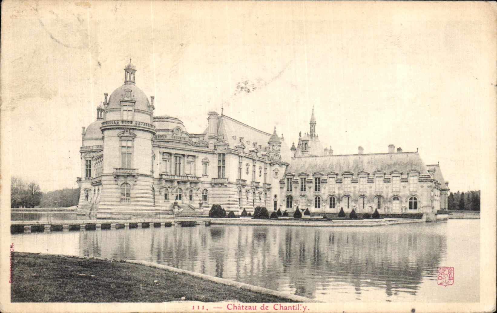 VINTAGE POSTCARD Castle Of Chantilly