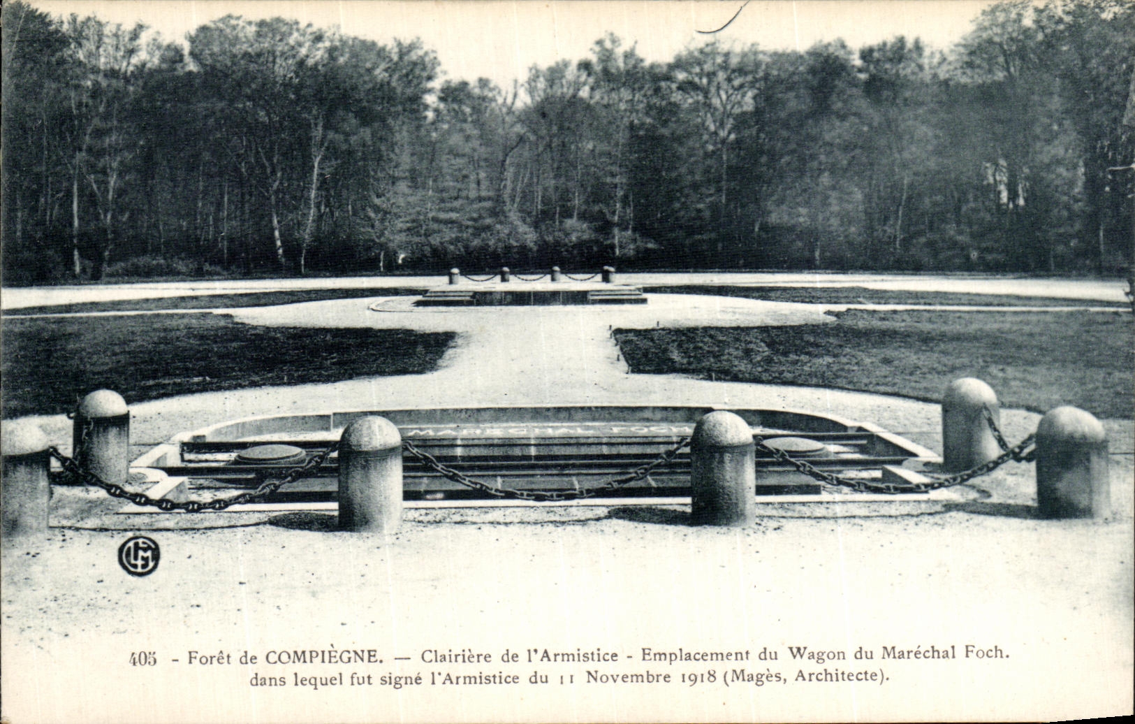 VINTAGE POSTCARD Drill of Compiegne Clearing of L Militaria armistice