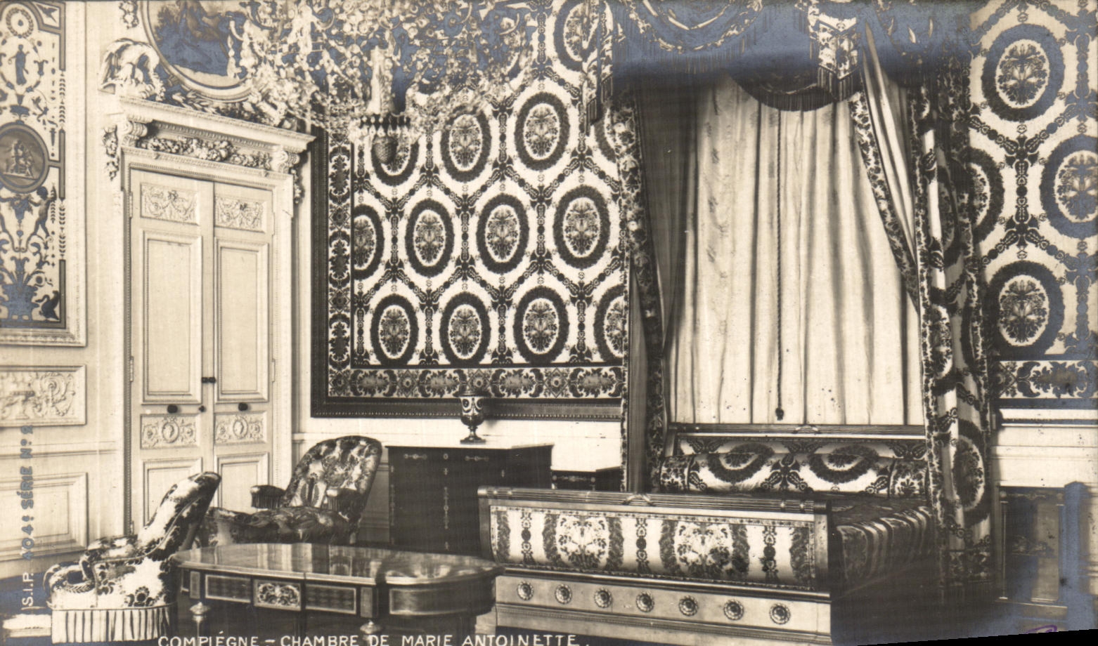 Sitio de Compiegne de la POSTAL de la VENDIMIA de Marie Antonieta