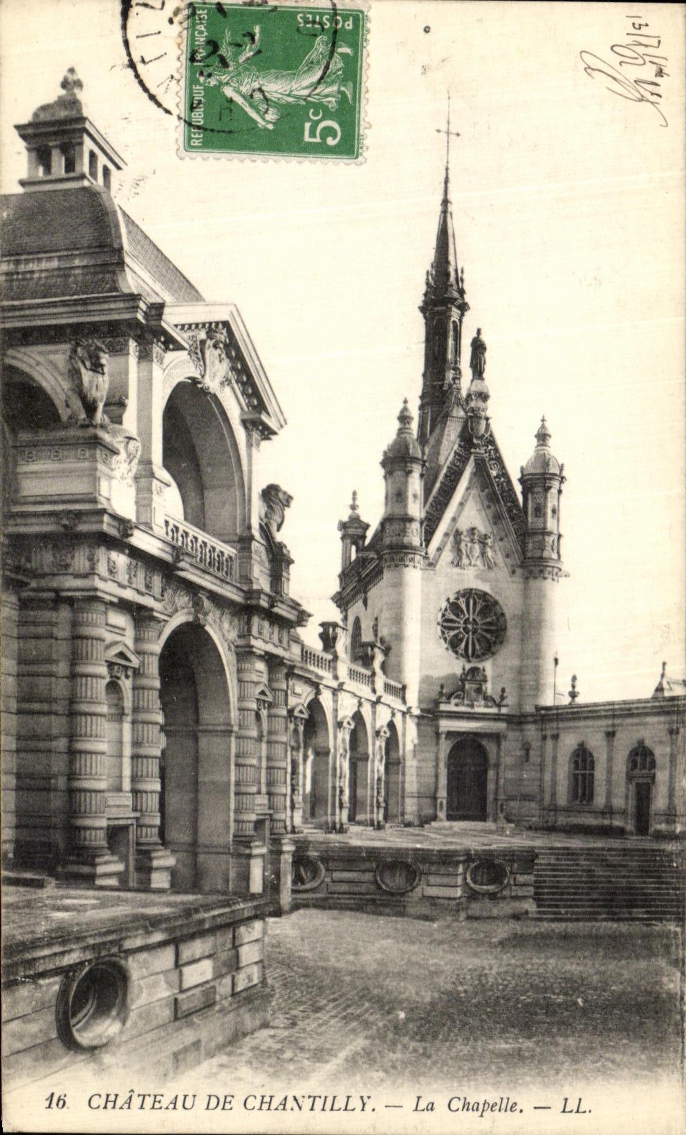CPA Chateau De Chantilly La Chapelle