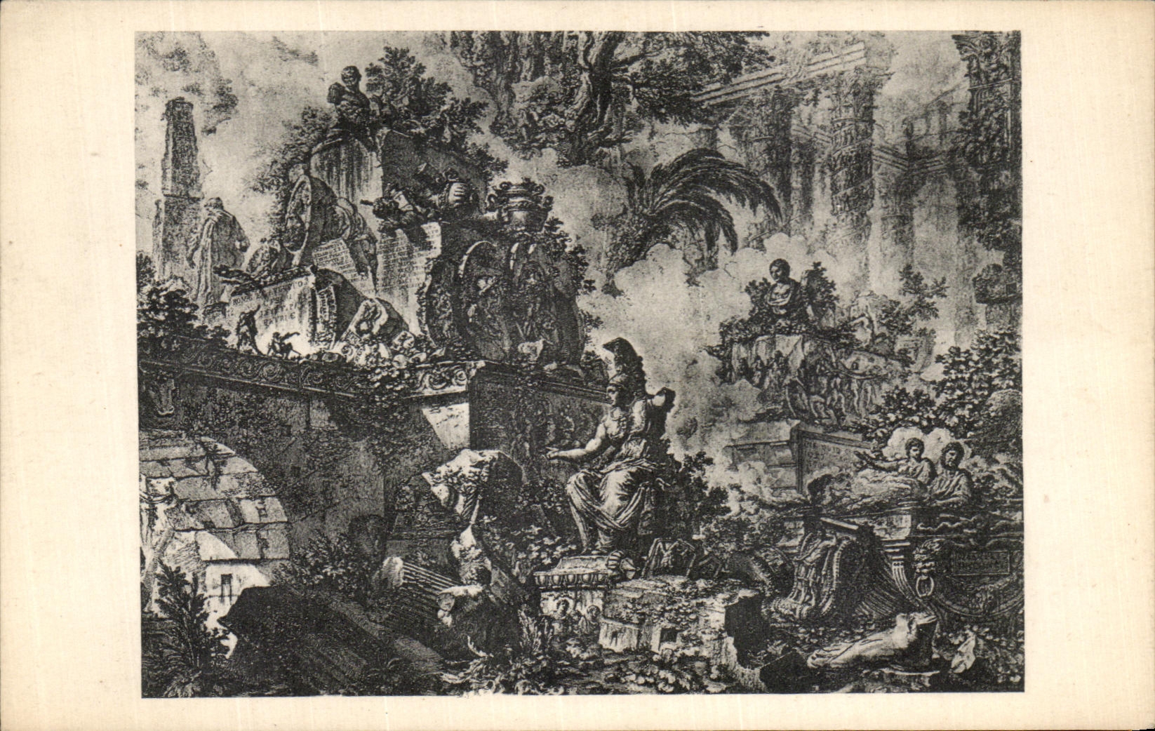 VINTAGE POSTCARD Fantasy Antiquity