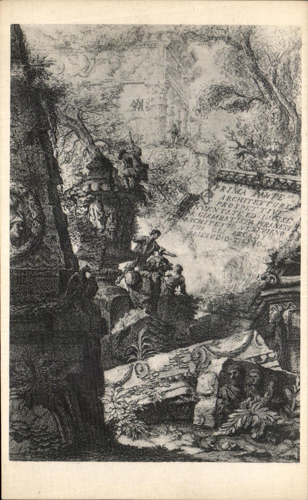 CPA Fantaisie Antiquite