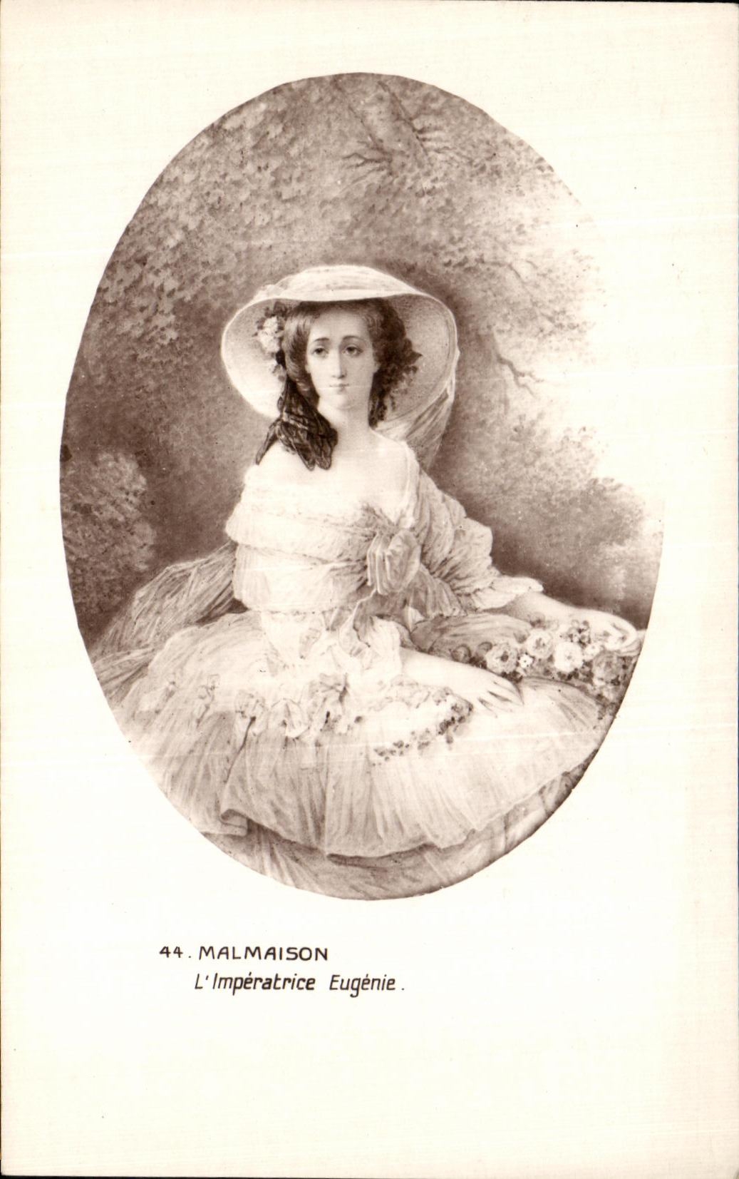 VINTAGE POSTCARD Malmaison L umperatrice Eugenie